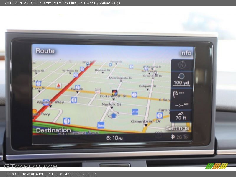 Navigation of 2013 A7 3.0T quattro Premium Plus
