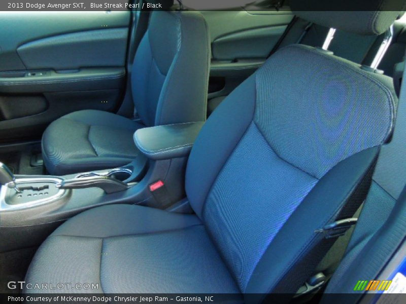 Blue Streak Pearl / Black 2013 Dodge Avenger SXT