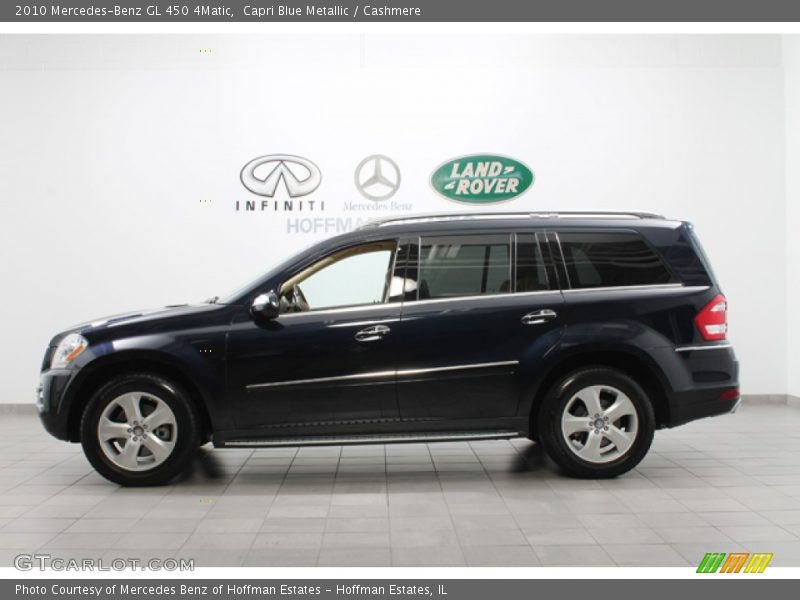 Capri Blue Metallic / Cashmere 2010 Mercedes-Benz GL 450 4Matic