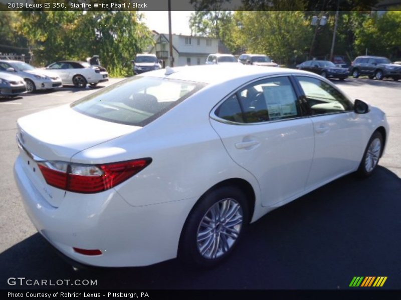 Starfire White Pearl / Black 2013 Lexus ES 350