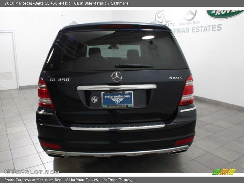 Capri Blue Metallic / Cashmere 2010 Mercedes-Benz GL 450 4Matic