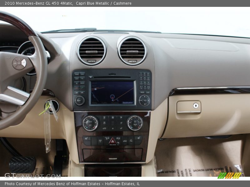 Capri Blue Metallic / Cashmere 2010 Mercedes-Benz GL 450 4Matic