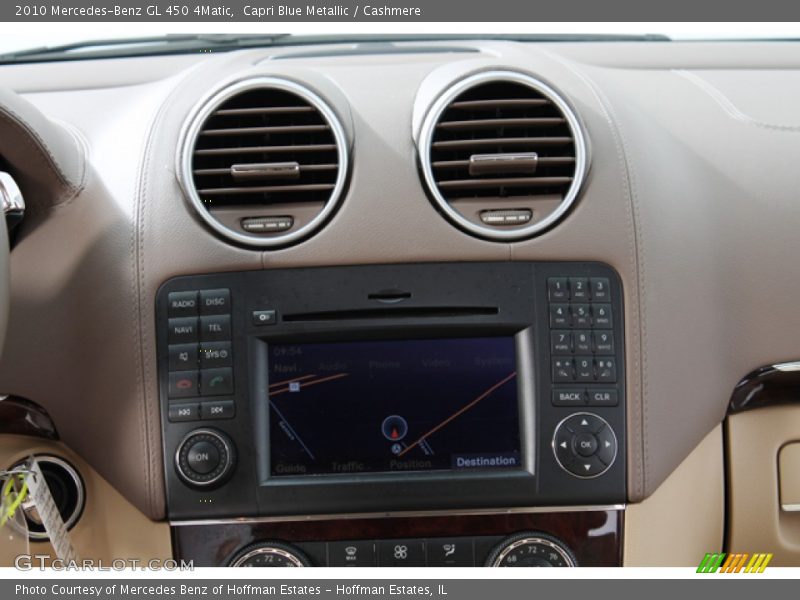 Capri Blue Metallic / Cashmere 2010 Mercedes-Benz GL 450 4Matic