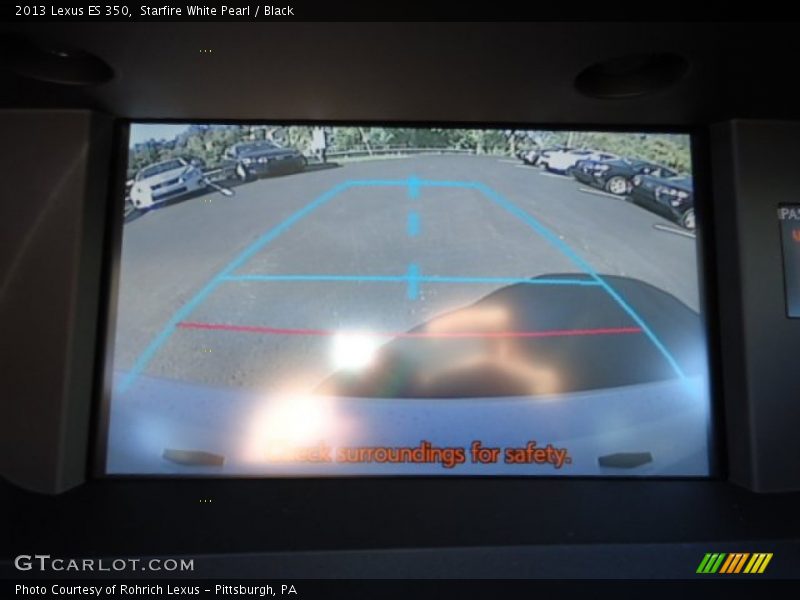 Starfire White Pearl / Black 2013 Lexus ES 350