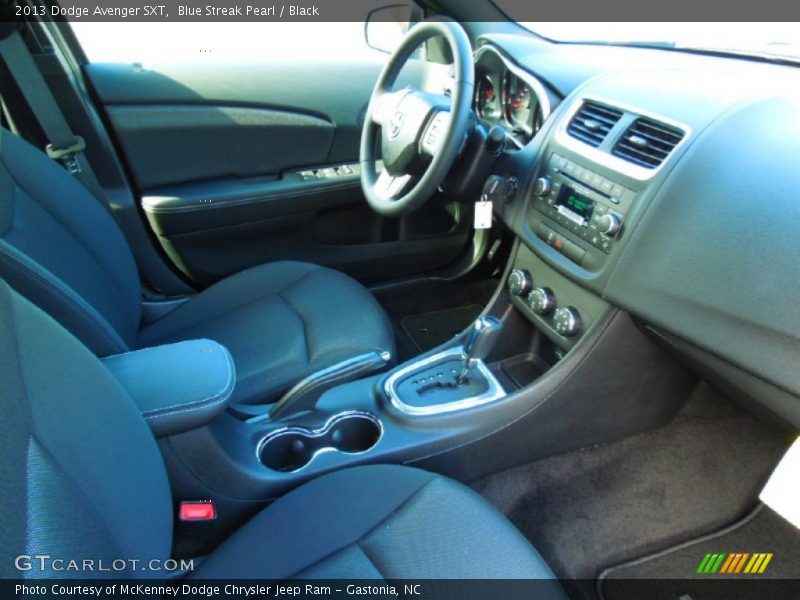 Blue Streak Pearl / Black 2013 Dodge Avenger SXT
