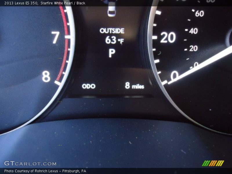 Starfire White Pearl / Black 2013 Lexus ES 350
