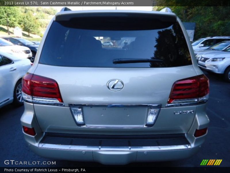 Satin Cashmere Metallic / Parchment/Mahogany Accents 2013 Lexus LX 570