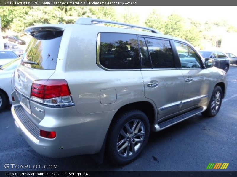 Satin Cashmere Metallic / Parchment/Mahogany Accents 2013 Lexus LX 570