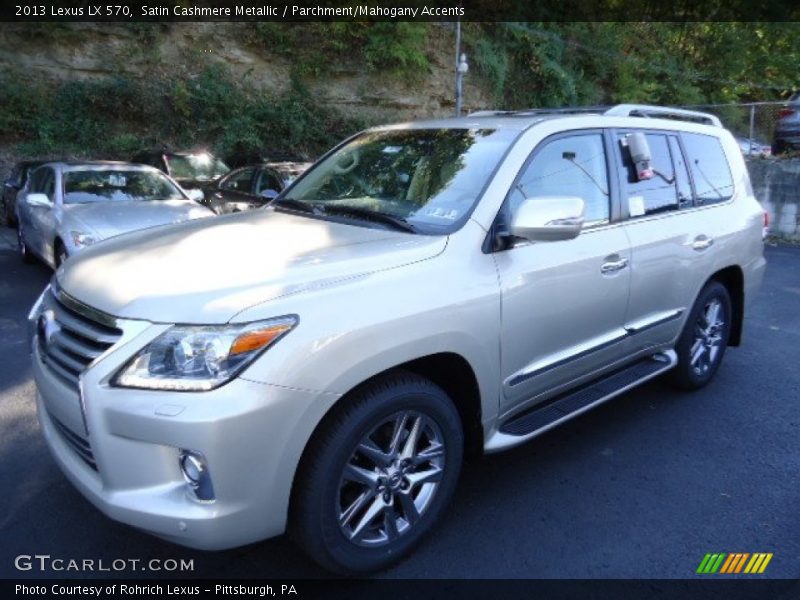 Satin Cashmere Metallic / Parchment/Mahogany Accents 2013 Lexus LX 570