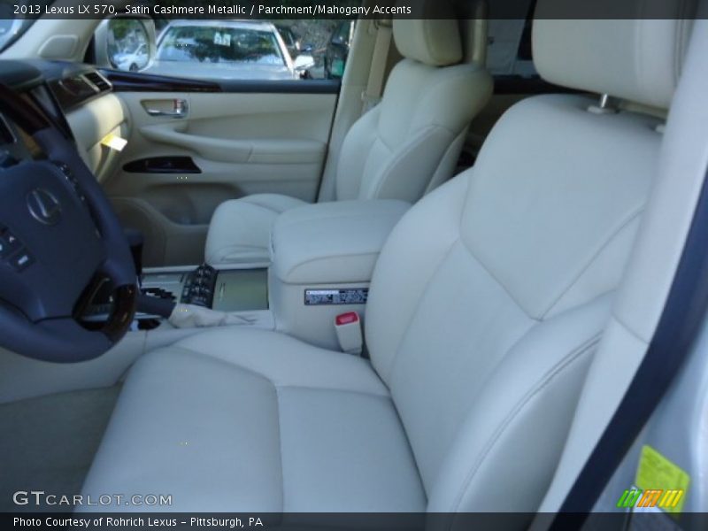 Satin Cashmere Metallic / Parchment/Mahogany Accents 2013 Lexus LX 570