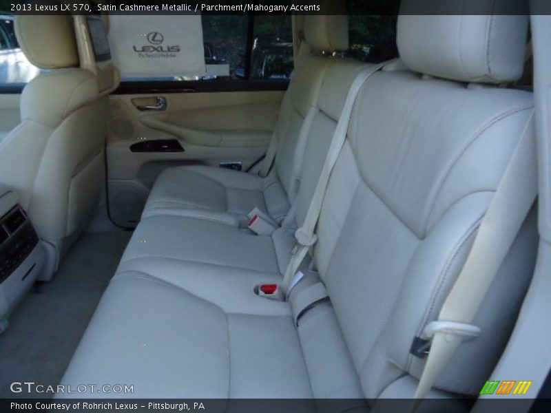 Satin Cashmere Metallic / Parchment/Mahogany Accents 2013 Lexus LX 570