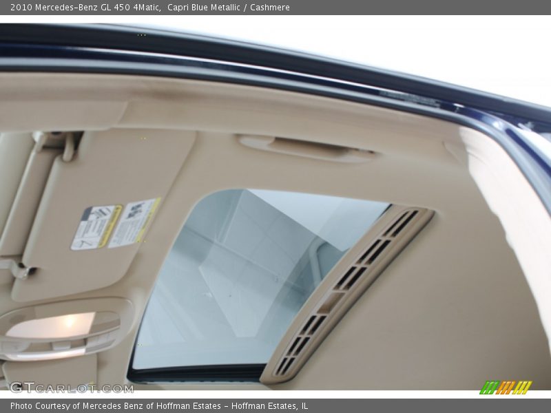 Capri Blue Metallic / Cashmere 2010 Mercedes-Benz GL 450 4Matic