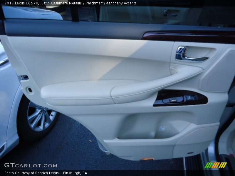 Satin Cashmere Metallic / Parchment/Mahogany Accents 2013 Lexus LX 570