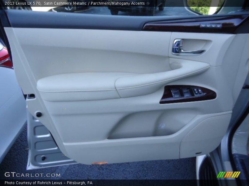 Satin Cashmere Metallic / Parchment/Mahogany Accents 2013 Lexus LX 570