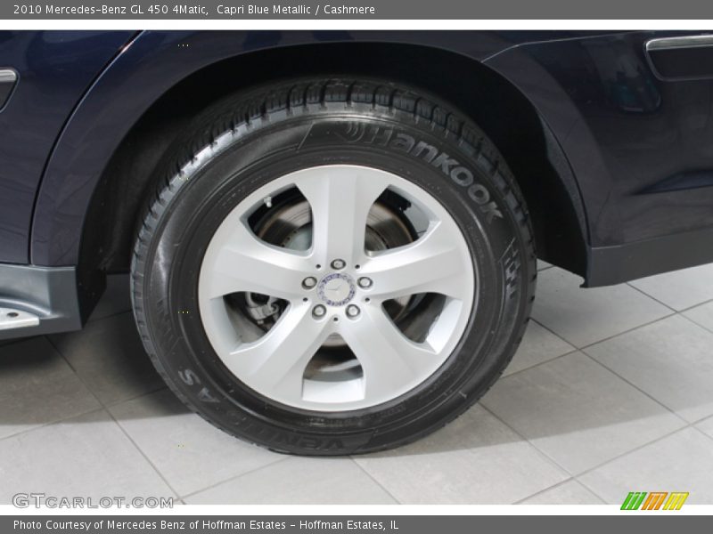 Capri Blue Metallic / Cashmere 2010 Mercedes-Benz GL 450 4Matic