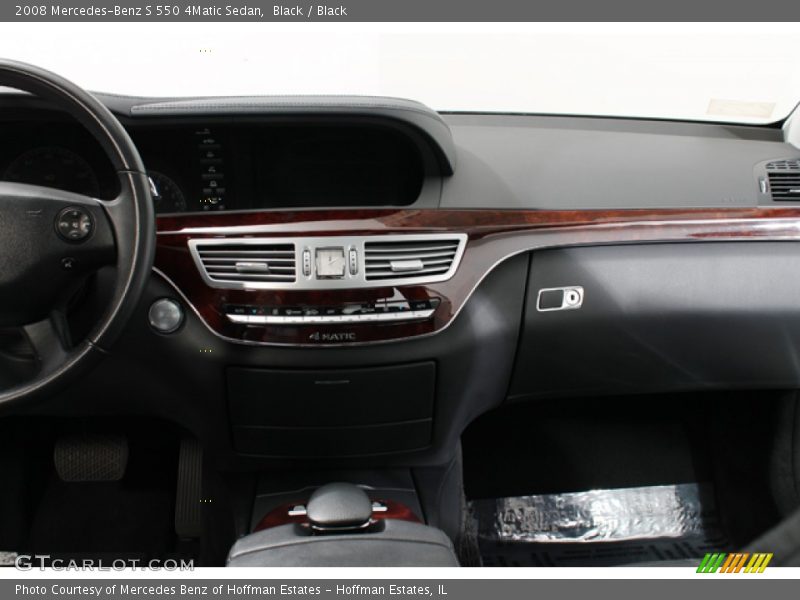 Black / Black 2008 Mercedes-Benz S 550 4Matic Sedan