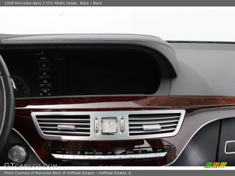 Black / Black 2008 Mercedes-Benz S 550 4Matic Sedan
