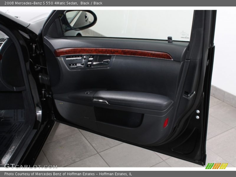 Black / Black 2008 Mercedes-Benz S 550 4Matic Sedan