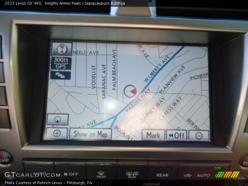 Navigation of 2013 GX 460