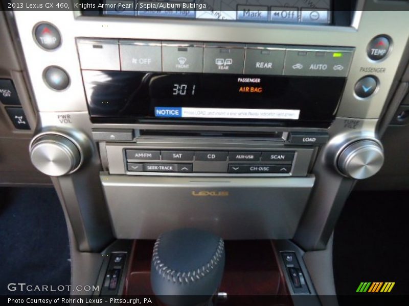 Controls of 2013 GX 460