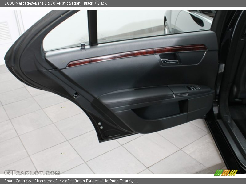 Black / Black 2008 Mercedes-Benz S 550 4Matic Sedan