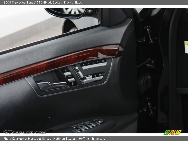 Black / Black 2008 Mercedes-Benz S 550 4Matic Sedan