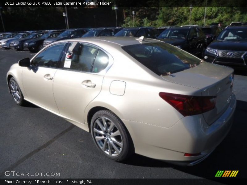 Satin Cashmere Metallic / Flaxen 2013 Lexus GS 350 AWD