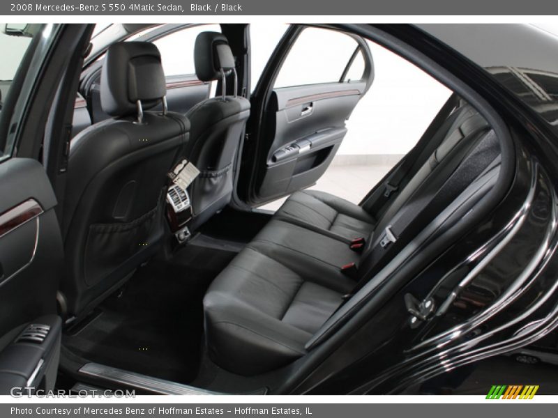 Black / Black 2008 Mercedes-Benz S 550 4Matic Sedan