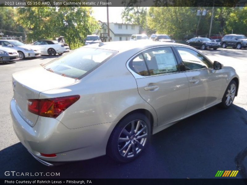 Satin Cashmere Metallic / Flaxen 2013 Lexus GS 350 AWD