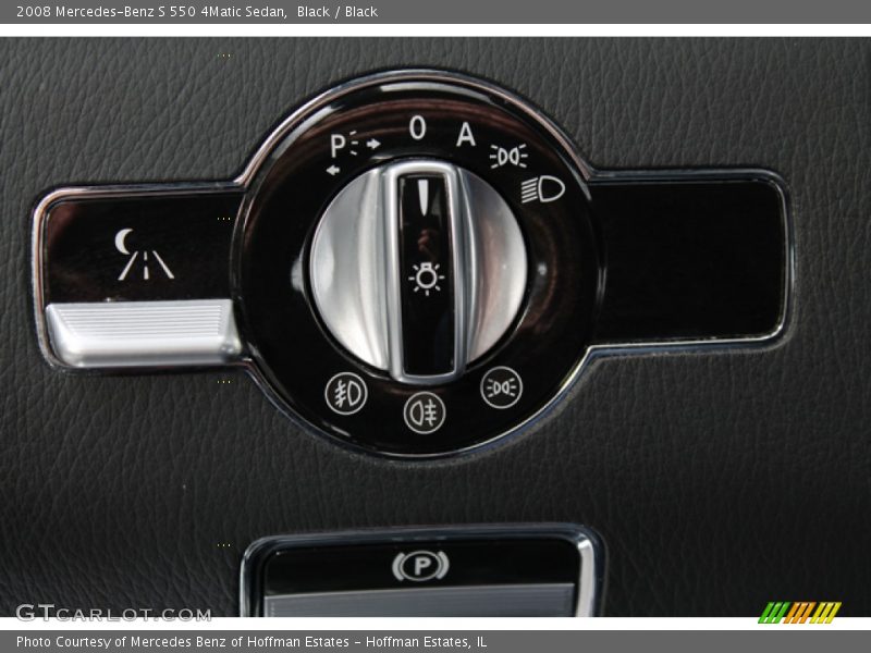Black / Black 2008 Mercedes-Benz S 550 4Matic Sedan