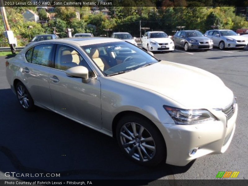 Satin Cashmere Metallic / Flaxen 2013 Lexus GS 350 AWD