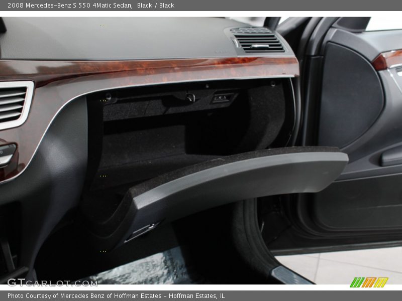 Black / Black 2008 Mercedes-Benz S 550 4Matic Sedan