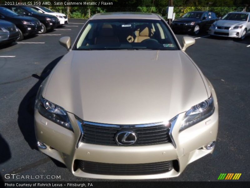 Satin Cashmere Metallic / Flaxen 2013 Lexus GS 350 AWD