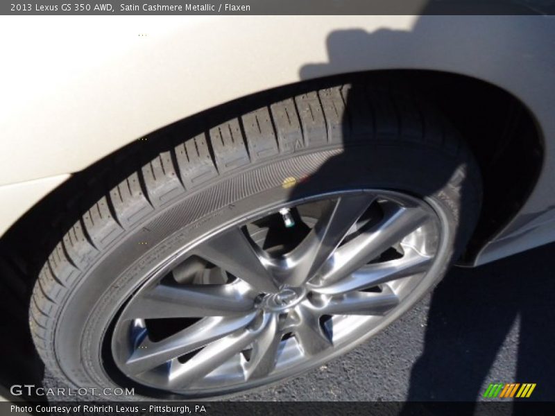 Satin Cashmere Metallic / Flaxen 2013 Lexus GS 350 AWD
