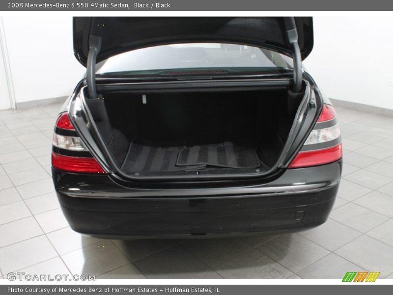 Black / Black 2008 Mercedes-Benz S 550 4Matic Sedan
