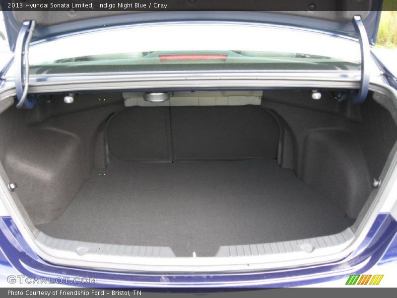 Indigo Night Blue / Gray 2013 Hyundai Sonata Limited