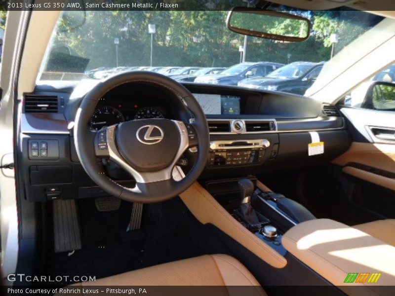 Satin Cashmere Metallic / Flaxen 2013 Lexus GS 350 AWD