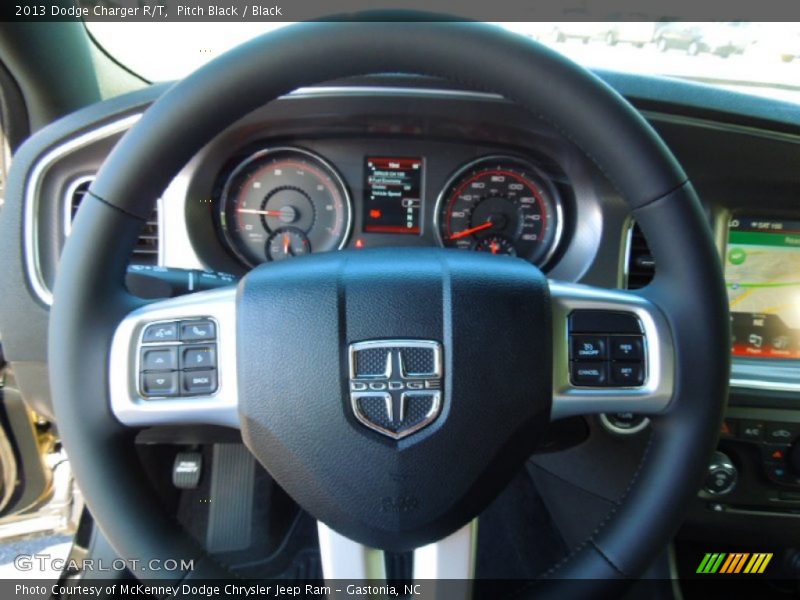 Pitch Black / Black 2013 Dodge Charger R/T