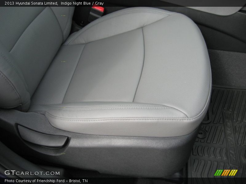 Indigo Night Blue / Gray 2013 Hyundai Sonata Limited