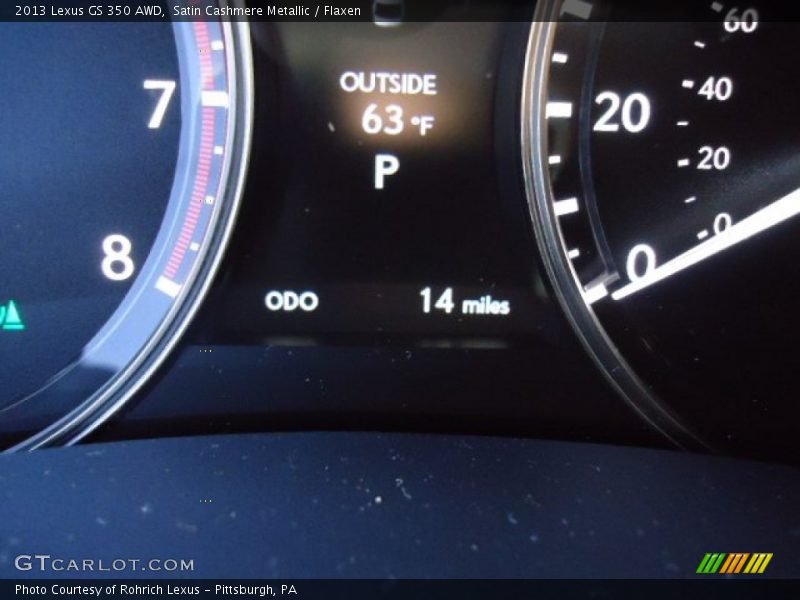 Satin Cashmere Metallic / Flaxen 2013 Lexus GS 350 AWD