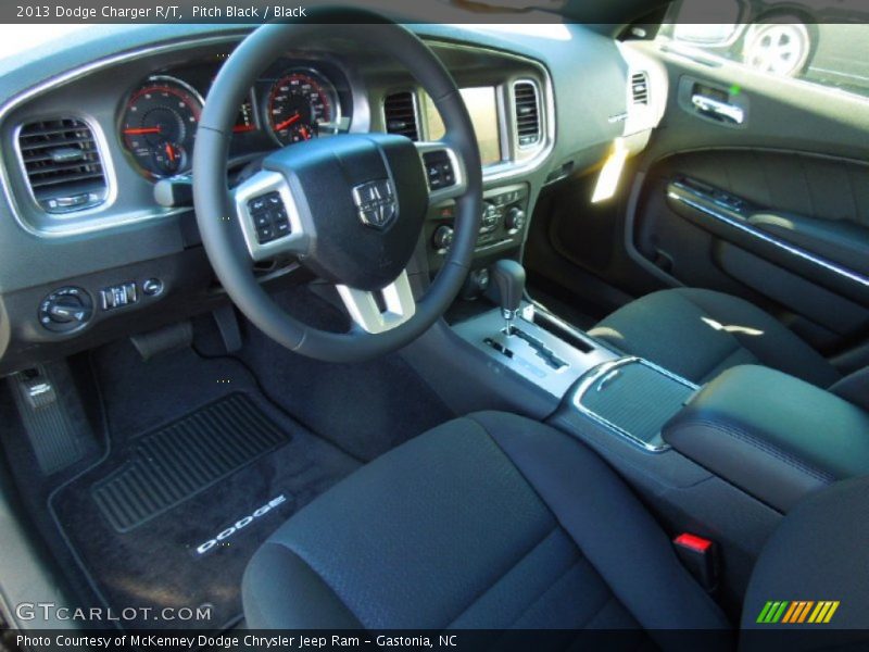 Pitch Black / Black 2013 Dodge Charger R/T