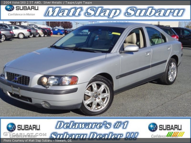 Silver Metallic / Taupe/Light Taupe 2004 Volvo S60 2.5T AWD