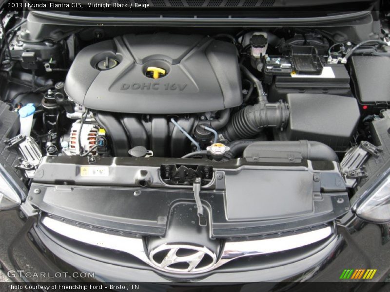 Midnight Black / Beige 2013 Hyundai Elantra GLS