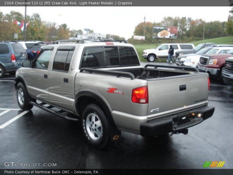 Light Pewter Metallic / Graphite 2004 Chevrolet S10 LS ZR5 Crew Cab 4x4