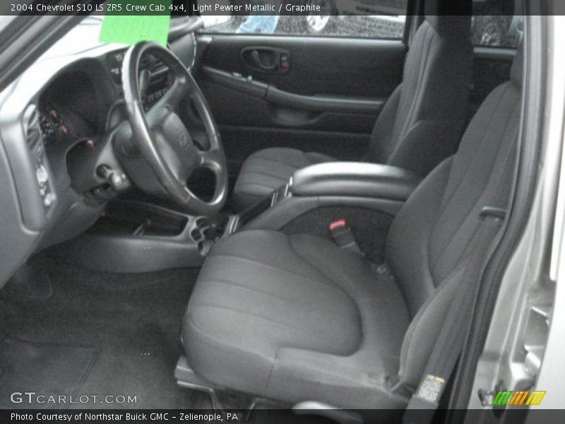 Light Pewter Metallic / Graphite 2004 Chevrolet S10 LS ZR5 Crew Cab 4x4