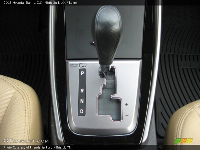 Midnight Black / Beige 2013 Hyundai Elantra GLS