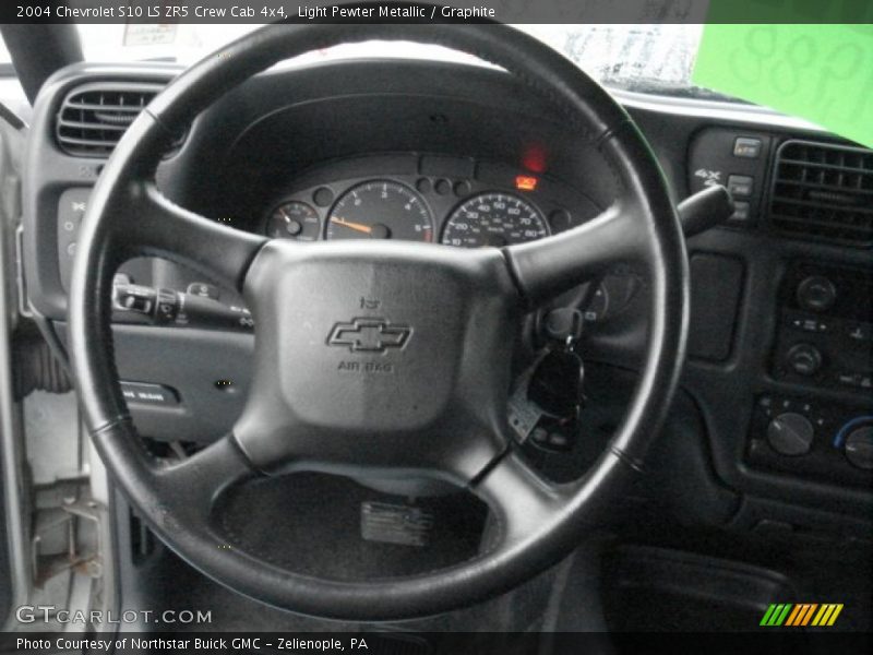 Light Pewter Metallic / Graphite 2004 Chevrolet S10 LS ZR5 Crew Cab 4x4