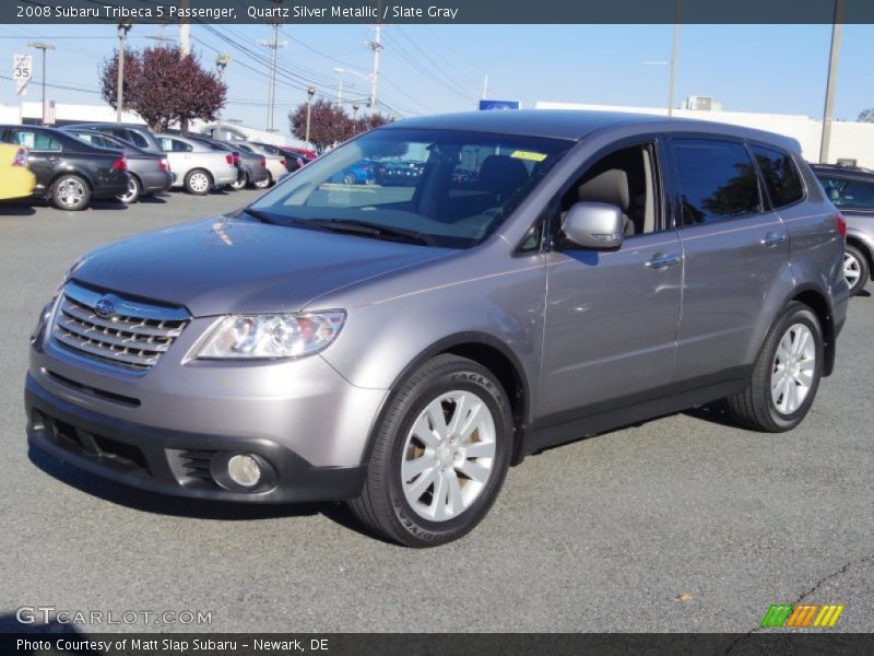 Quartz Silver Metallic / Slate Gray 2008 Subaru Tribeca 5 Passenger
