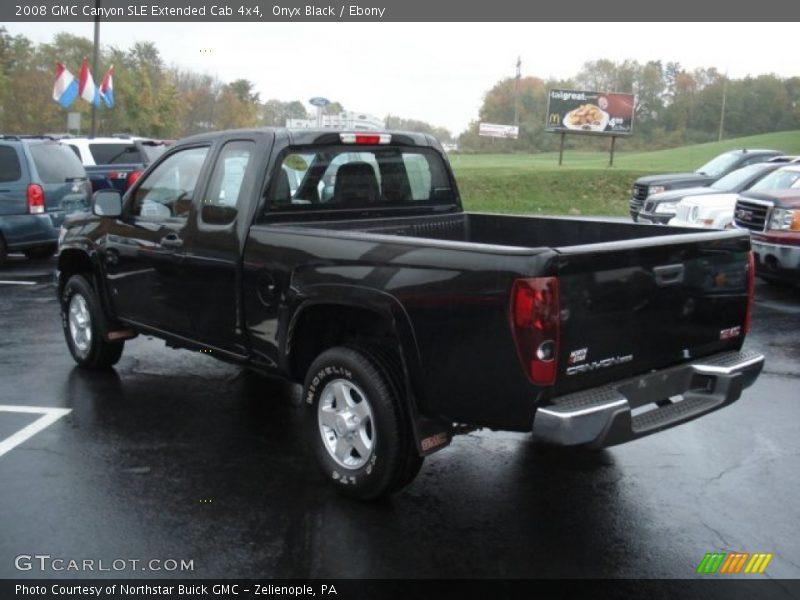 Onyx Black / Ebony 2008 GMC Canyon SLE Extended Cab 4x4
