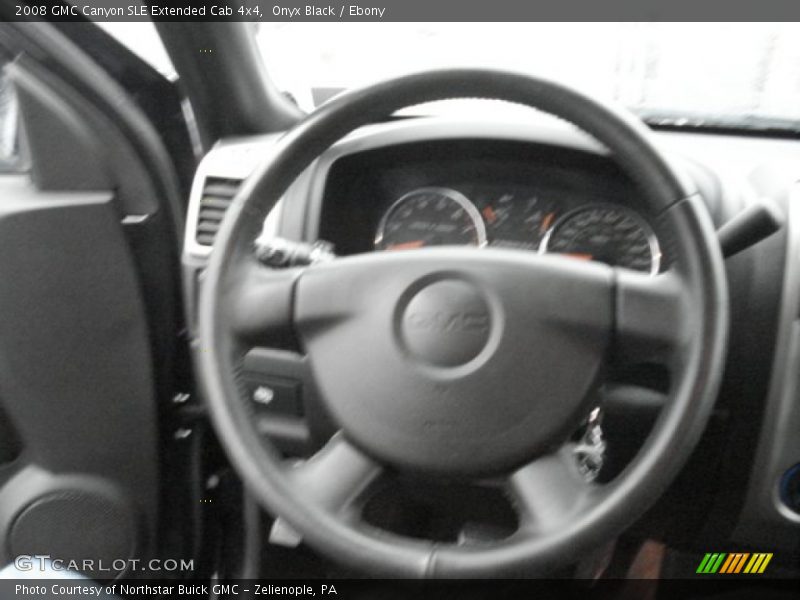 Onyx Black / Ebony 2008 GMC Canyon SLE Extended Cab 4x4